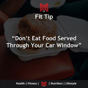 Avoid food served through your car window