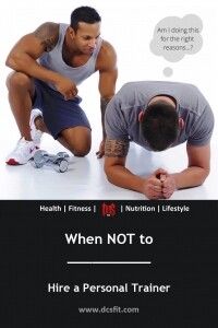 When NOT to hire a personal trainer article